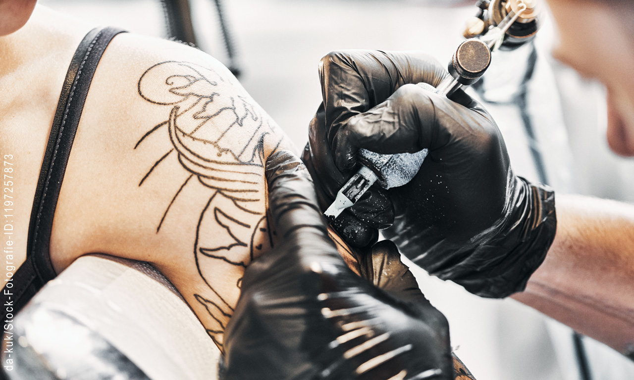 Tattoo im Studio